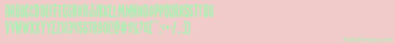Creepycrawlers Font – Green Fonts on Pink Background