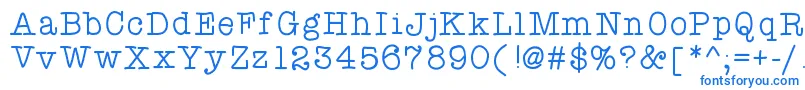 Atypewriterforme Font – Blue Fonts