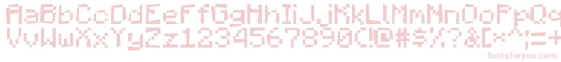 フォントMadPixels – ピンクのフォント