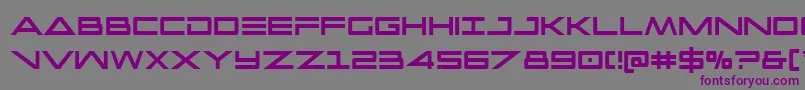 Capellaextracond Font – Purple Fonts on Gray Background