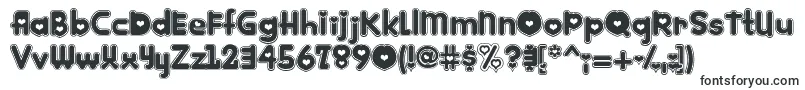 Шрифт Kinkee – любовные шрифты