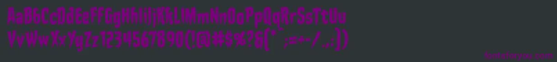 StakethroughtheheartbbReg Font – Purple Fonts on Black Background