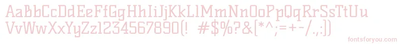 KellyslabRegular Font – Pink Fonts on White Background