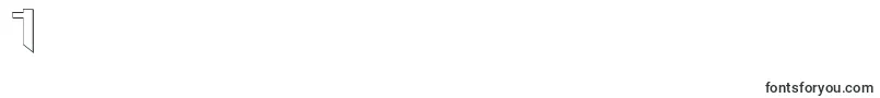 Snubfighter ffy-Schriftart – Schriften für die Ziffer 1