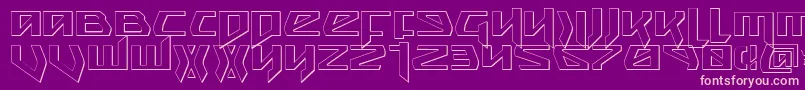 Snubfighter ffy Font – Pink Fonts on Purple Background