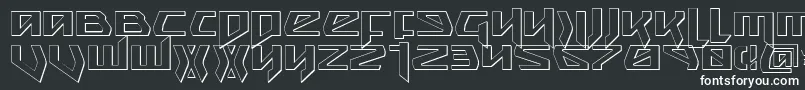 Snubfighter ffy Font – White Fonts on Black Background