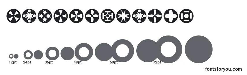 Circlethings Font Sizes