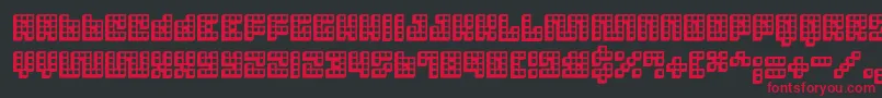Trick 3D Font – Red Fonts on Black Background