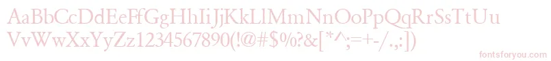 GaramondsskRegular Font – Pink Fonts on White Background