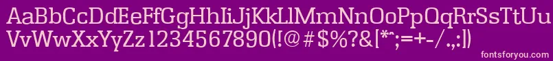 More about EnschedeserialRegular Font EnschedeserialRegular Font – Pink Fonts on Purple Background