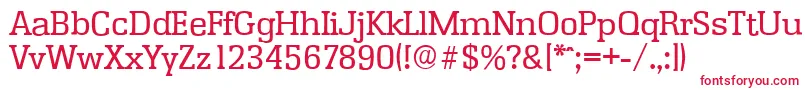 EnschedeserialRegular Font – Red Fonts