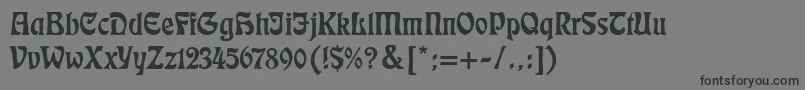 Eckmann Font – Black Fonts on Gray Background