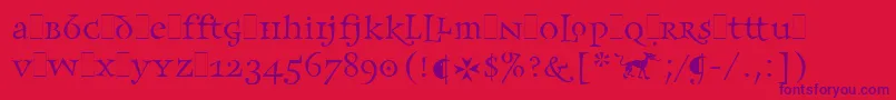 fuente FrancesUncialLetPlain.1.0 – Fuentes Moradas Sobre Fondo Rojo