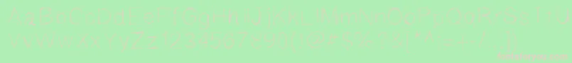 Saylor Font – Pink Fonts on Green Background