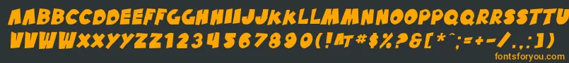 More about SfPaleBottomOblique Font SfPaleBottomOblique Font – Orange Fonts on Black Background