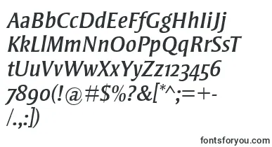 StrayhornMtOsfItalic font – beautiful Fonts