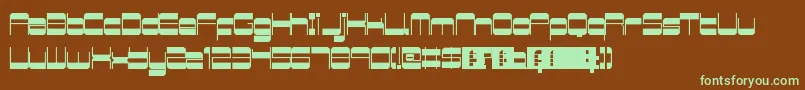 More about RetroMania Font RetroMania Font – Green Fonts on Brown Background