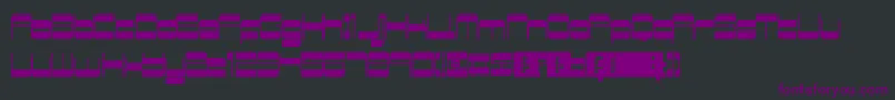 Шрифт RetroMania – фиолетовые шрифты на чёрном фоне