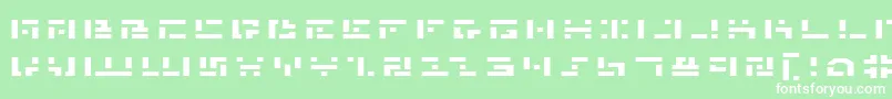 フォントMmane – 緑の背景に白い文字