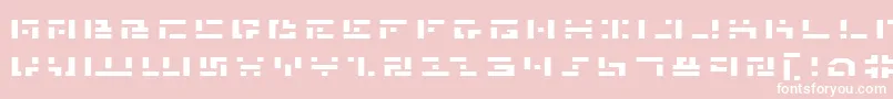 Mmane Font – White Fonts on Pink Background