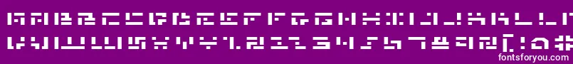 フォントMmane – 紫の背景に白い文字