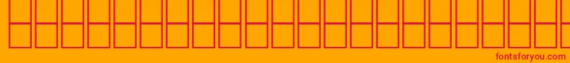 fuente HeshamNaghamNormalTraditional – Fuentes Rojas Sobre Fondo Naranja