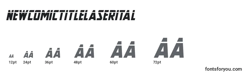 Newcomictitlelaserital Font Sizes