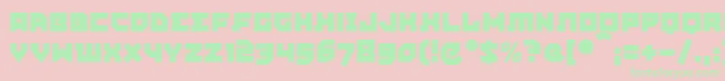 MAgitPropMedium Font – Green Fonts on Pink Background