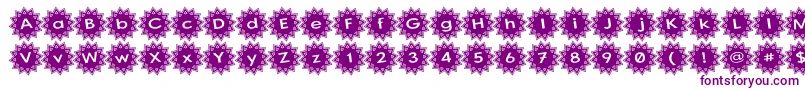 Шрифт StargitVer2 – фиолетовые шрифты
