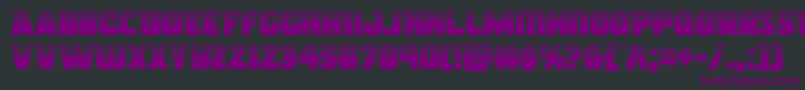 Rogueherohalf Font – Purple Fonts on Black Background