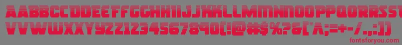 Rogueherohalf Font – Red Fonts on Gray Background