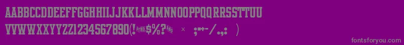 More about IntramuralRoundstrokeJl Font IntramuralRoundstrokeJl Font – Gray Fonts on Purple Background