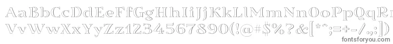 Шрифт Sortefax026 – серые шрифты на белом фоне