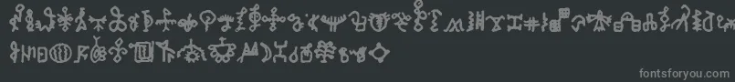 Más sobre la fuente BamumSymbols1 fuente BamumSymbols1 – Fuentes Grises Sobre Fondo Negro