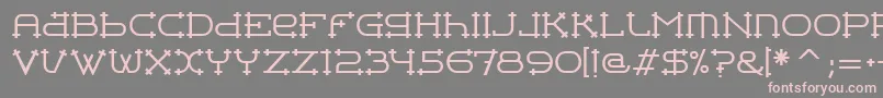 BelteritcTt Font – Pink Fonts on Gray Background