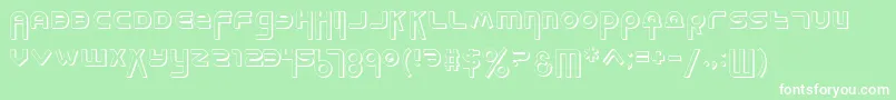 Więcej informacji o czcionce Milks Czcionka Milks – białe czcionki na zielonym tle