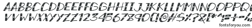 SnowySparklesItalic Font – Catalog