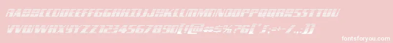 Typhoongradital Font – White Fonts on Pink Background