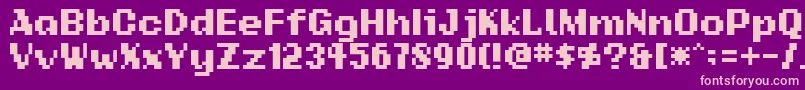 Шрифт Addsbp – розовые шрифты на фиолетовом фоне