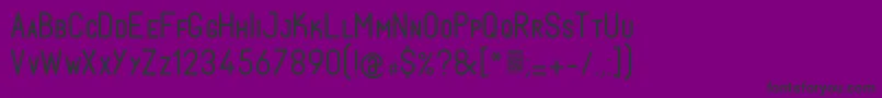 FabiolosmallcapRegular Font – Black Fonts on Purple Background