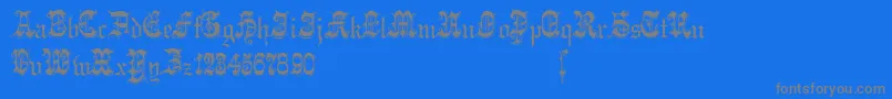 Weitere Informationen zur Phantasinian-Schriftart Phantasinian-Schriftart – Graue Schriften auf blauem Hintergrund