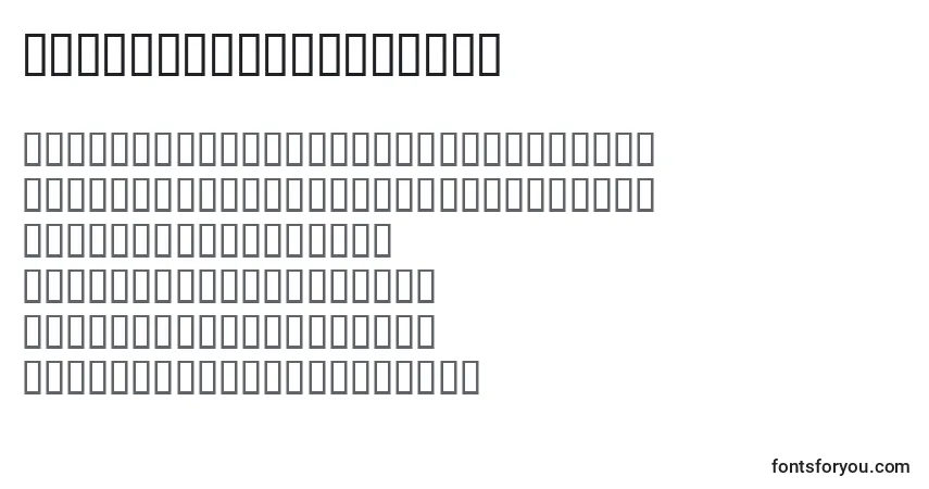 Шрифт Finalfretboarddemo – алфавит, цифры, специальные символы