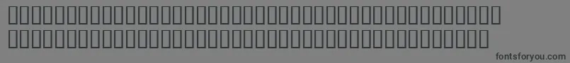 Шрифт Finalfretboarddemo – чёрные шрифты на сером фоне