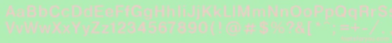 EncyclopaediaPlain.001.001 Font – Pink Fonts on Green Background