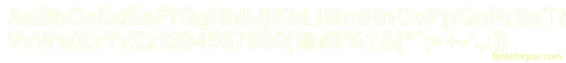 ArenaOutline Font – Yellow Fonts