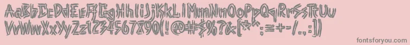 More about Punk Font Punk Font – Gray Fonts on Pink Background