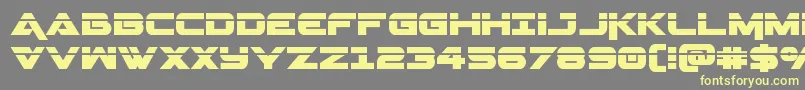 Geminalaser Font – Yellow Fonts on Gray Background