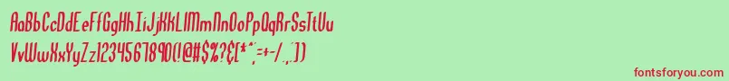 Gr8higts Font – Red Fonts on Green Background