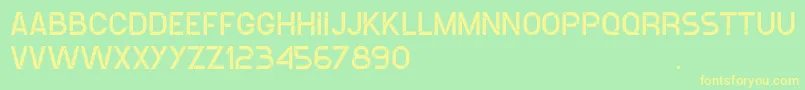 Lisätietoja IdeomaSpray-fontista IdeomaSpray-fontti – keltaiset fontit vihreällä taustalla