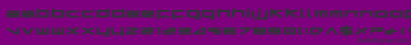 HarrierBoldExpanded Font – Black Fonts on Purple Background